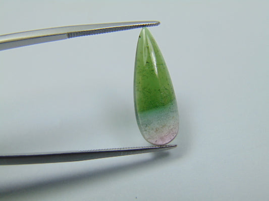 6.25ct Tourmaline Bicolor Cabochon 24x8mm
