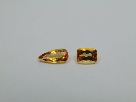 3.05ct Imperial Topaz 11x5mm 7x5mm