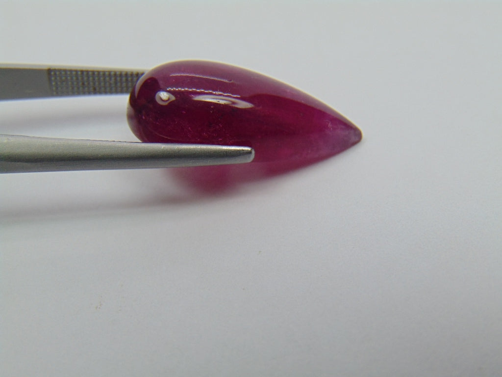 9.80ct Rubellite Cabochon 21x9mm