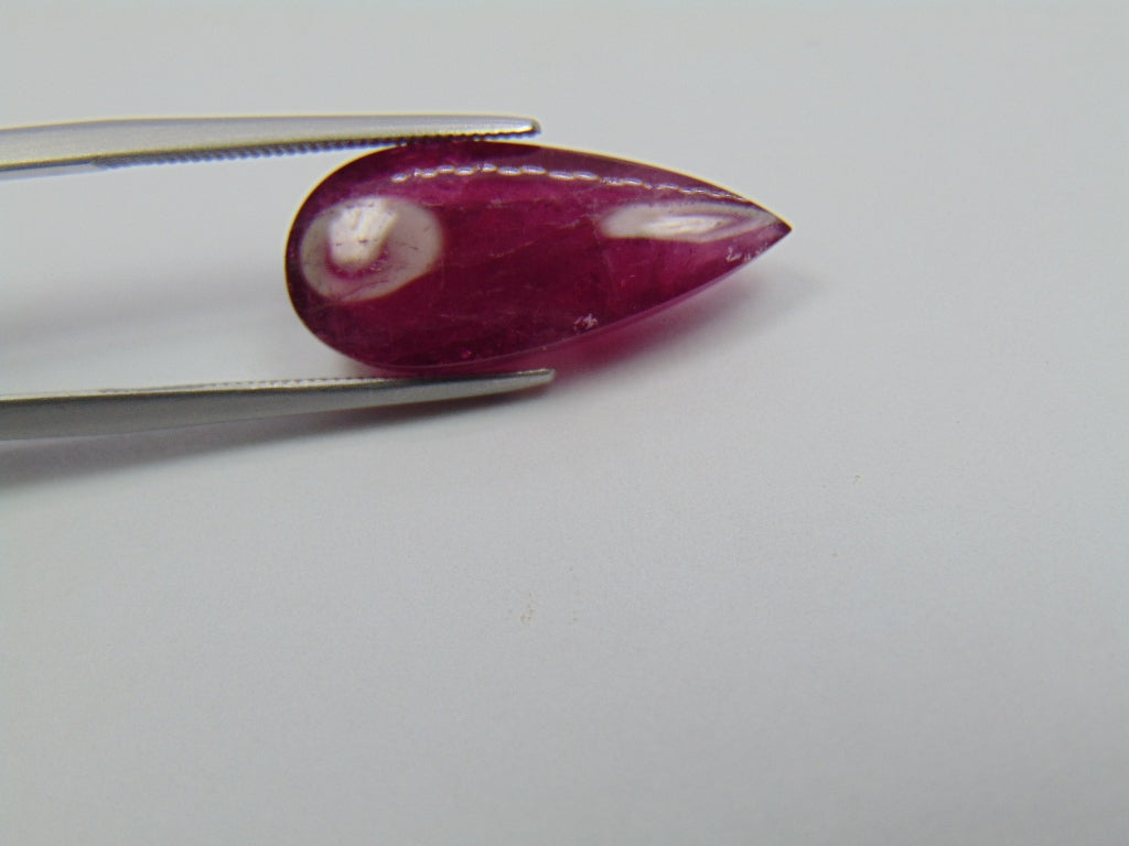 9.80ct Rubellite Cabochon 21x9mm