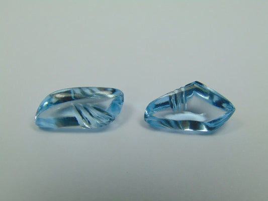 13ct Topaz 17x8mm 17x7mm