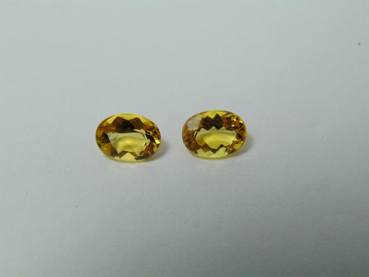 2.23ct Beryl Pair 8x6mm