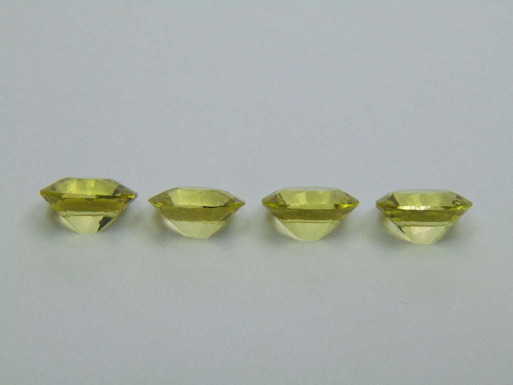 15.40ct Green Gold Calibrated 12x10mm