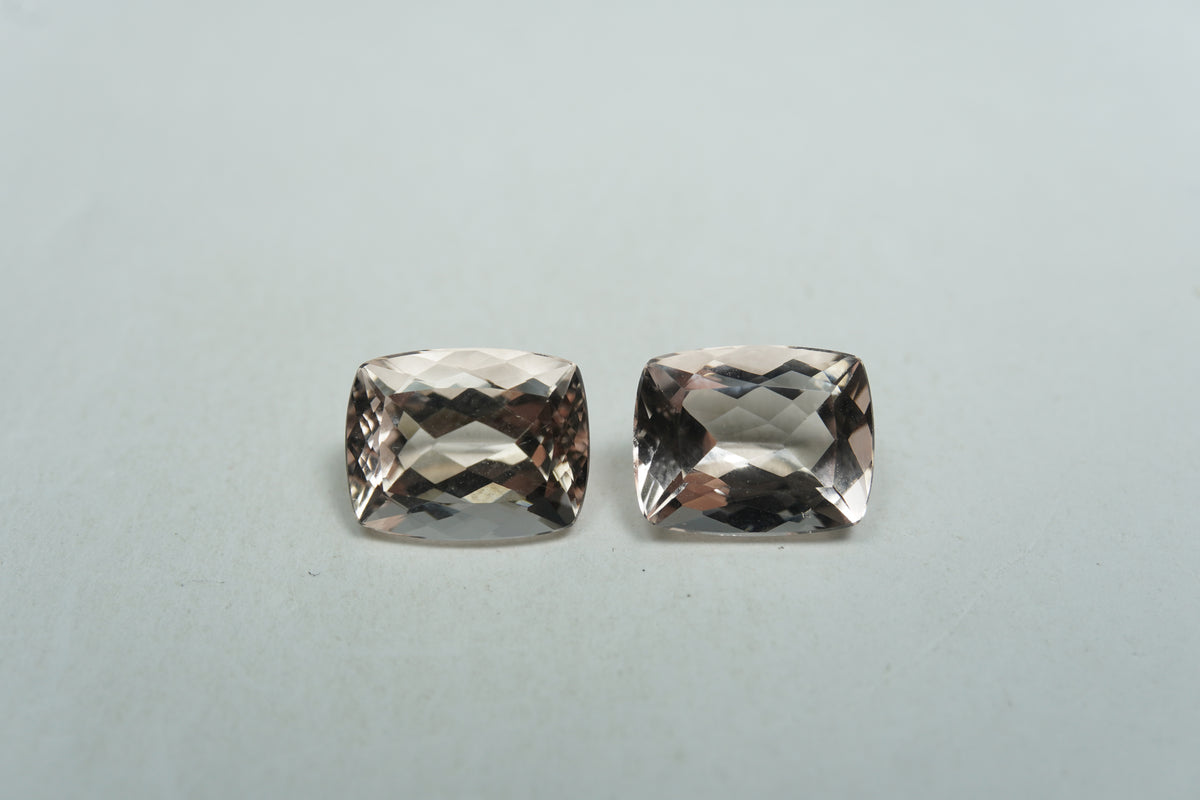 5.76ct Morganites 10x8mm / 10x8mm