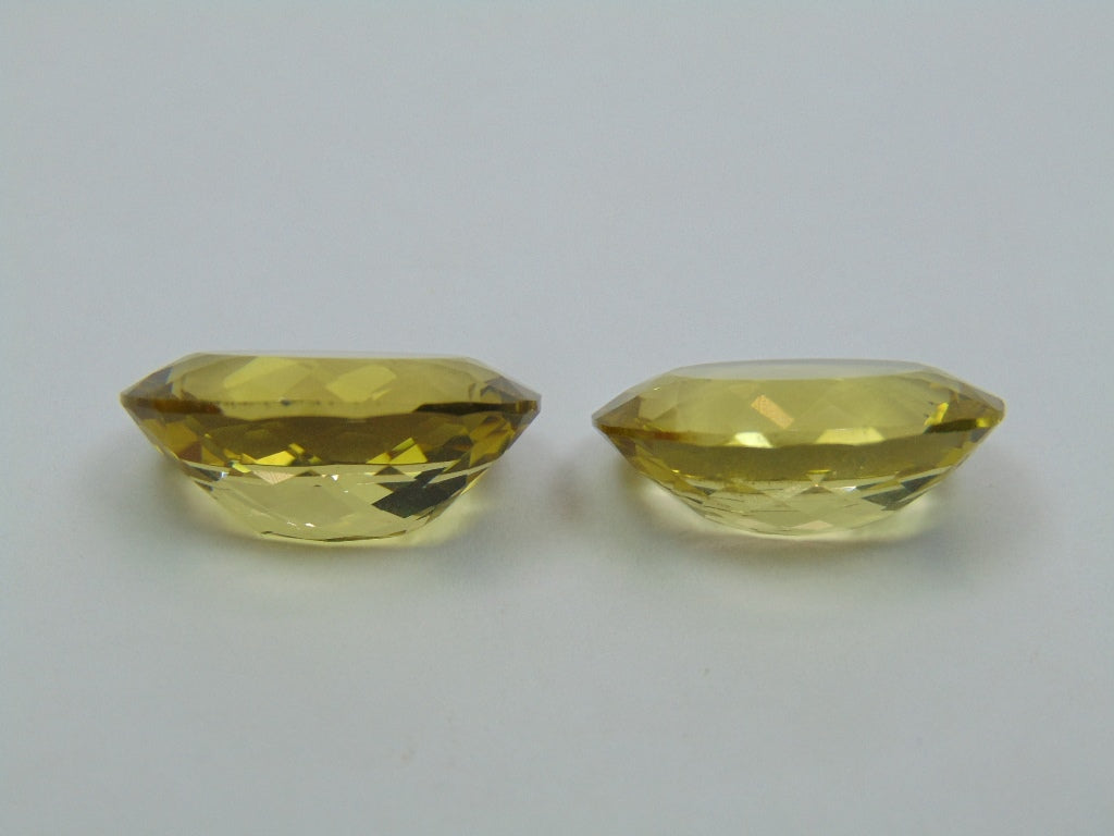 25.20ct Green Gold 19x14mm
