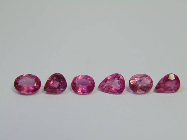 6.40ct Tourmaline 8x6mm 7x6mm