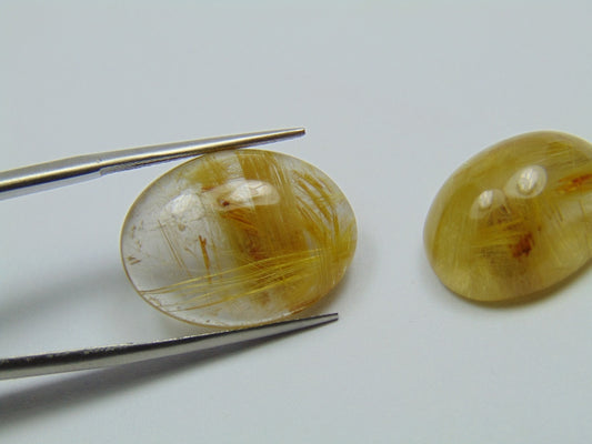 29.50ct Rutile Cabochon 18x14mm 20x15mm