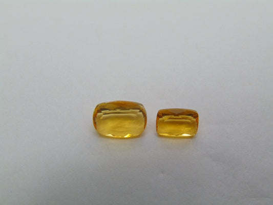 1.85ct Fire Opal 9x6mm 7x5mm