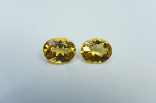 3.05ct Beryl pair 9x7mm