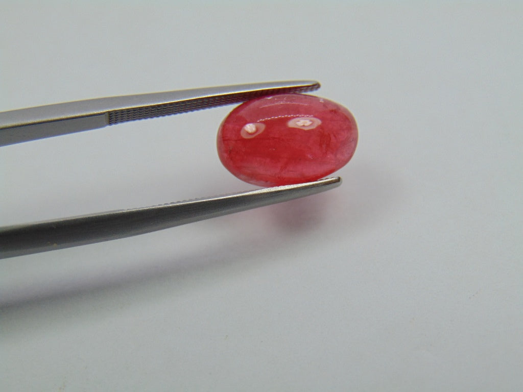 4.68ct Rhodonite Cabochon 12x8mm