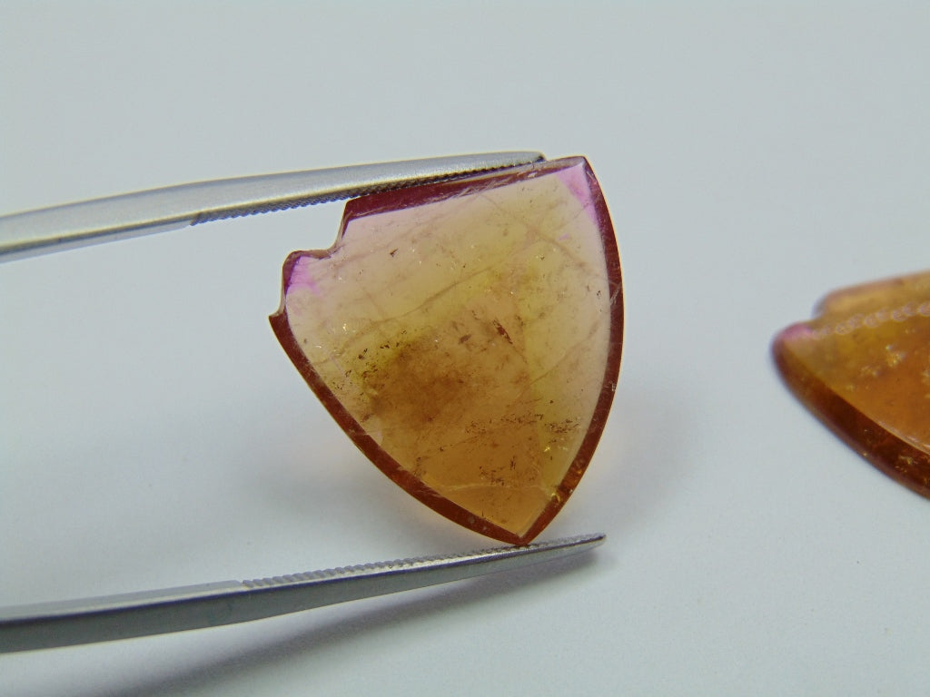 16.15ct Watermelon Tourmaline Pair 18x14mm
