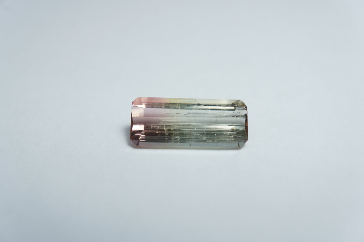 2.45ct Tourmaline bicolor 13x5mm