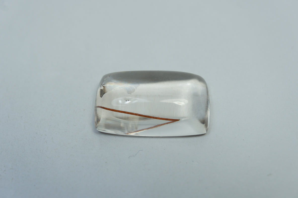 16.80ct Quartz with inclusion 21x12mm