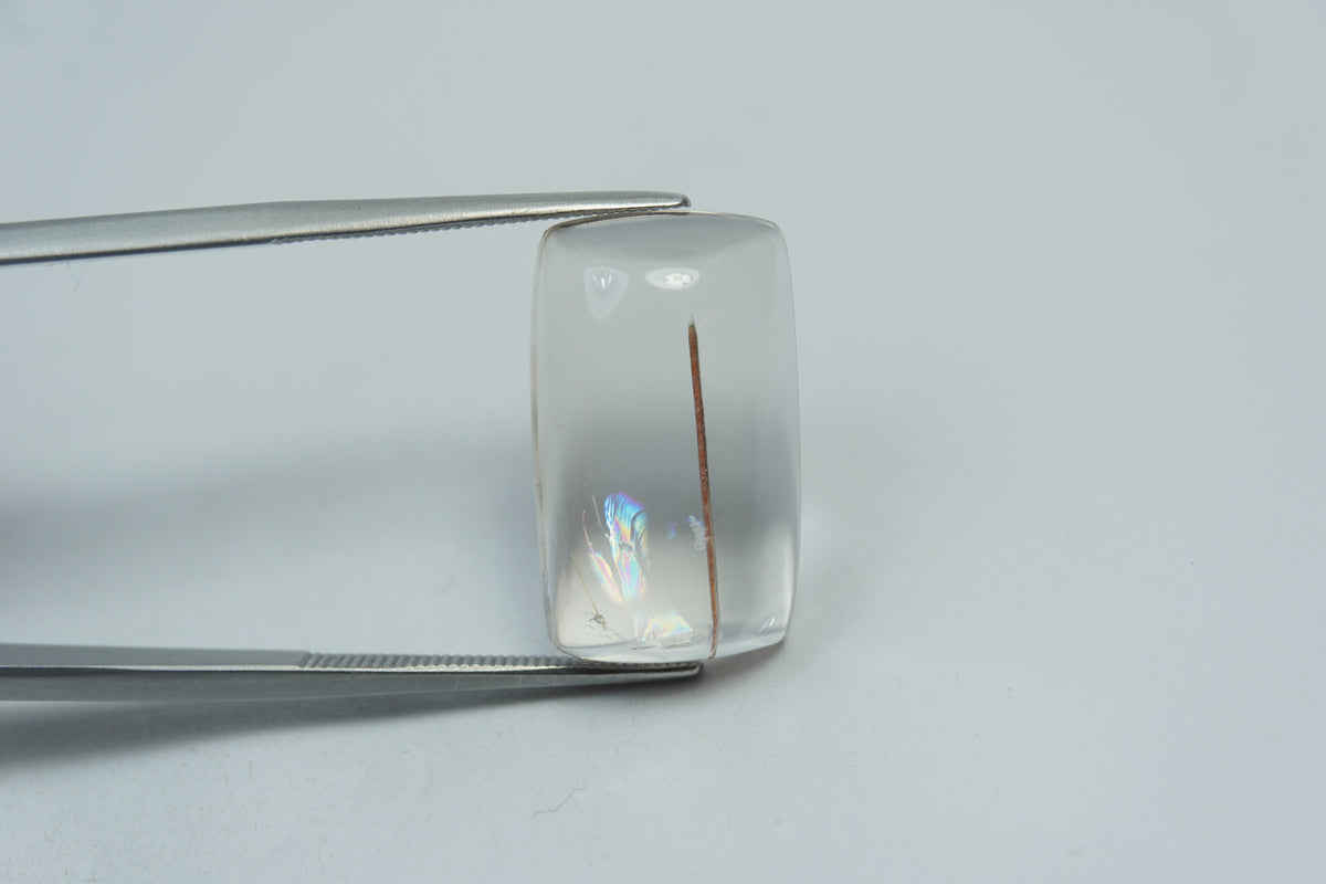 16.80ct Quartz with inclusion 21x12mm