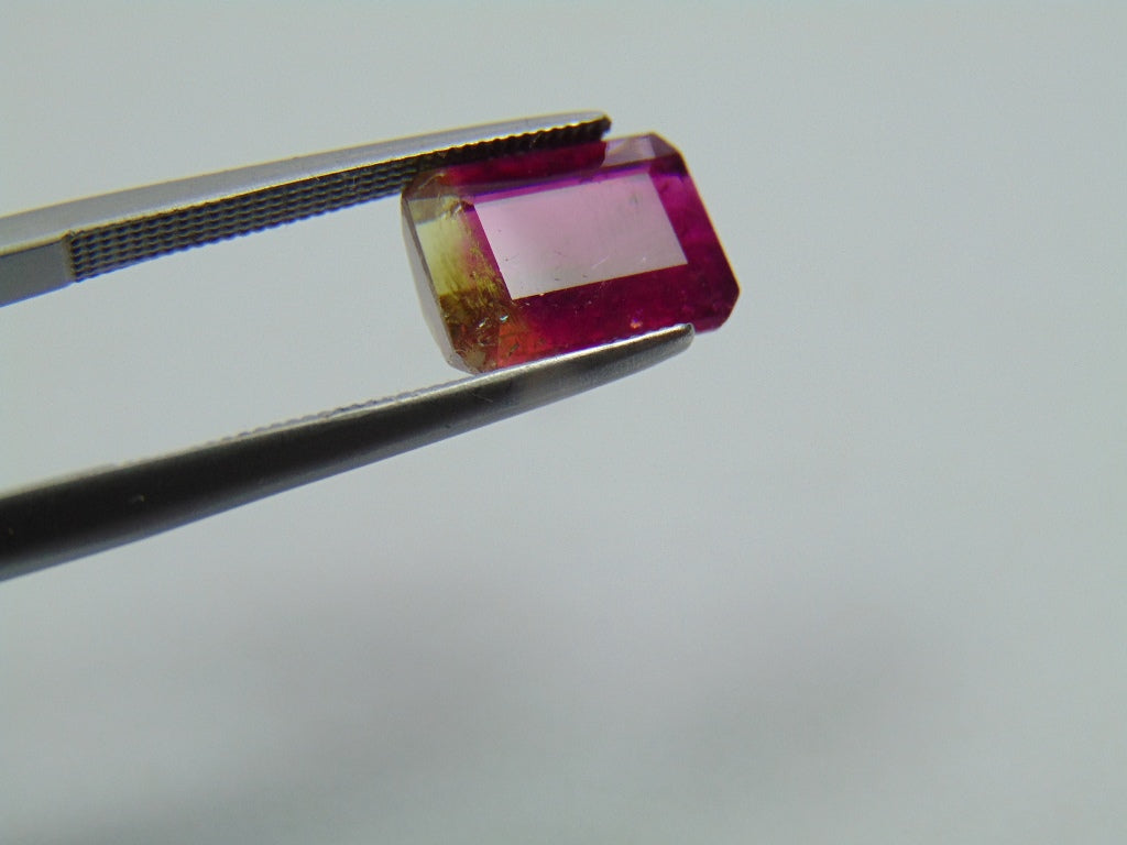 3.05ct Tourmaline Bicolor 10x7mm