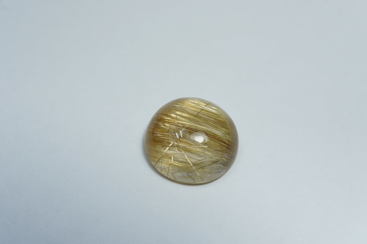 10.60ct Rutile cabochon 15x14mm