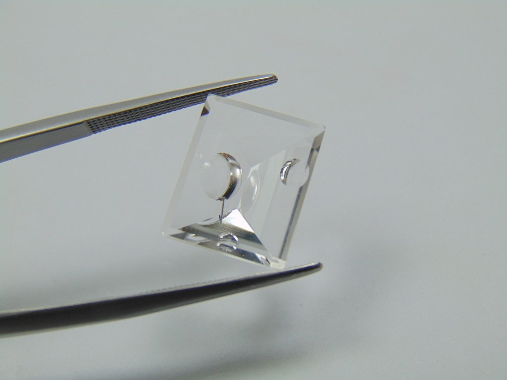 6.50ct Quartz Bubble 14x12mm