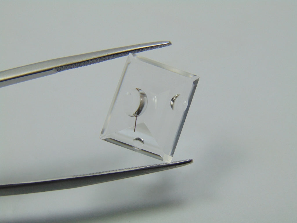 6.50ct Quartz Bubble 14x12mm