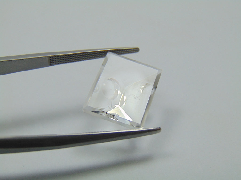 6.50ct Quartz Bubble 14x12mm