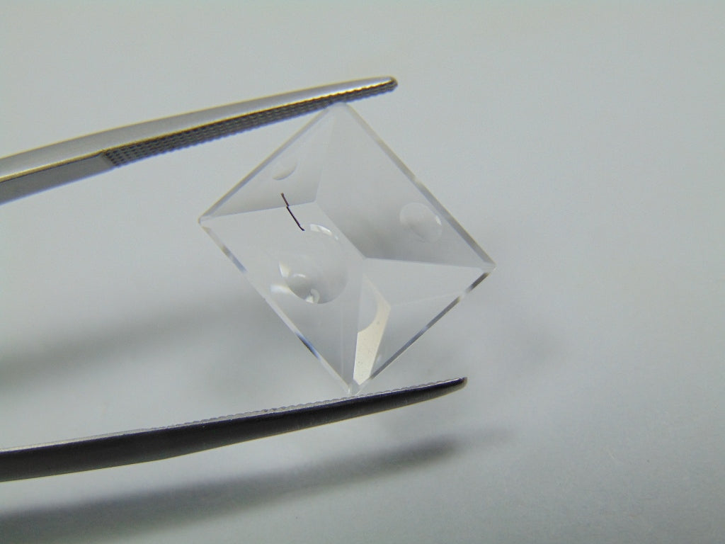 6.50ct Quartz Bubble 14x12mm