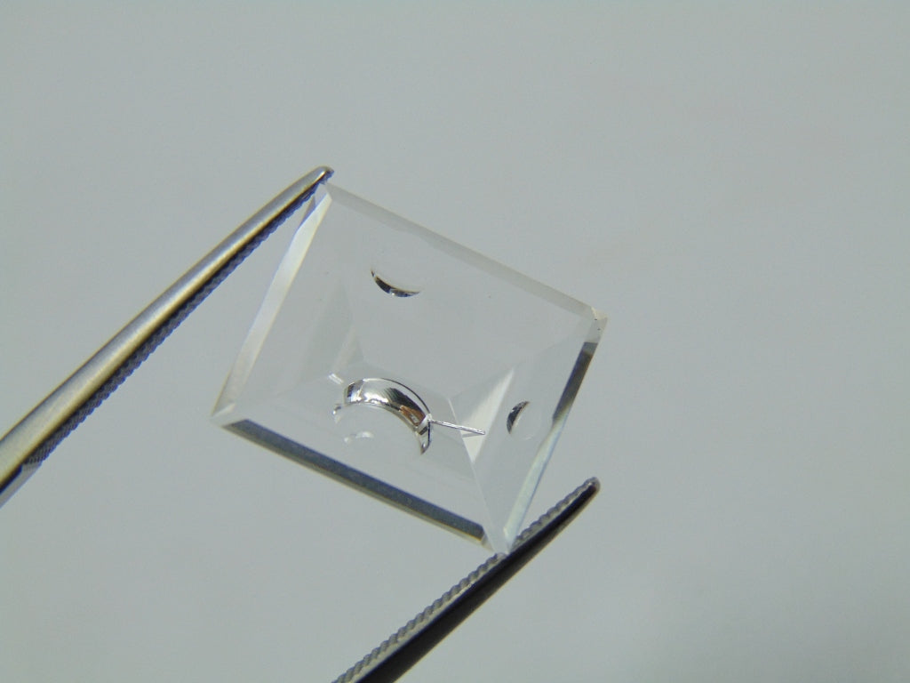 6.50ct Quartz Bubble 14x12mm