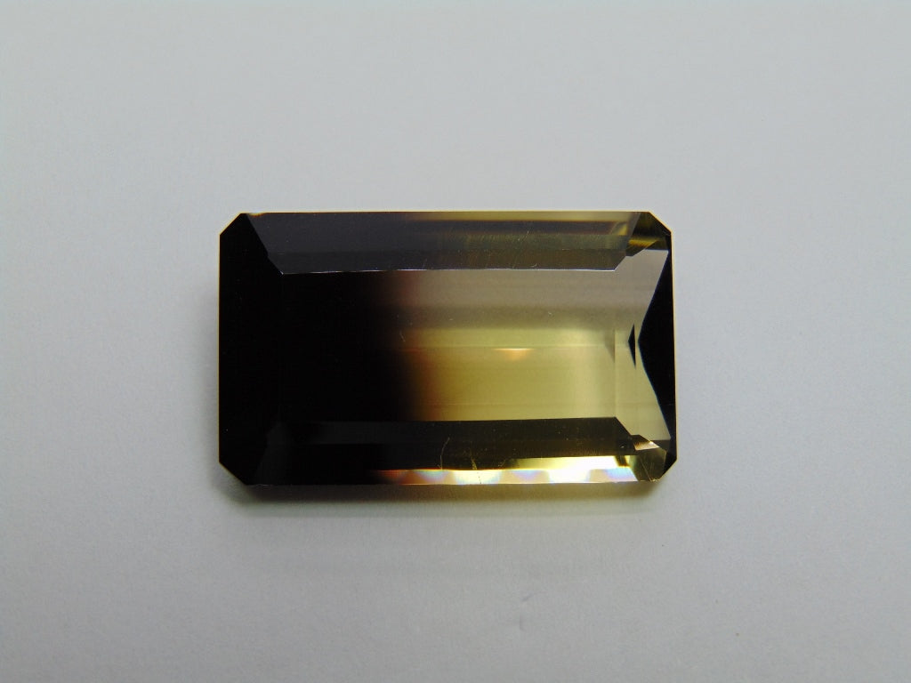 36.90ct Quartz Bicolor 28x17mm
