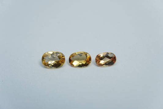 1.45ct Imperial Topaz 6x4mm / 6x3.5mm / 5x3.5mm