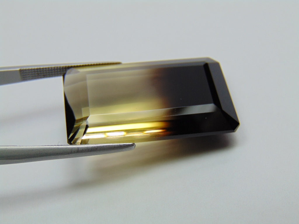 36.90ct Quartz Bicolor 28x17mm