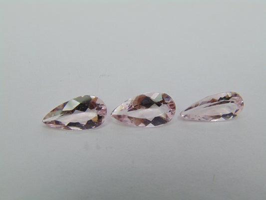 3.50ct Morganite 11x6mm 11x5mm