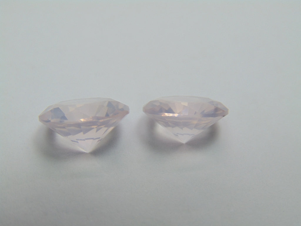 10.35ct Quartz Rose 12mm 13mm