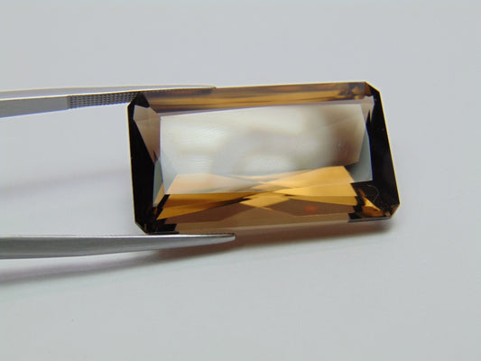 47.75ct Quartz Smoky 32x18mm