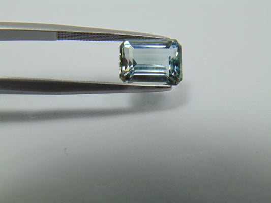 3.28ct Morganite Blue 10x8mm
