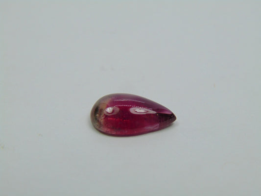 3.90ct Tourmaline Cabochon Bicolor 19x8mm
