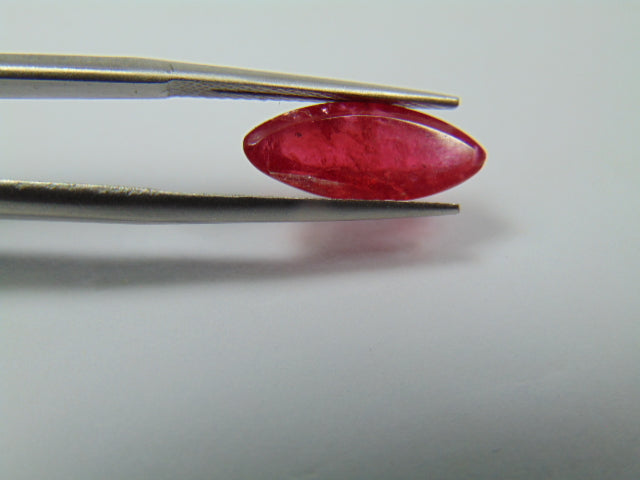 3.45ct Rhodonite Cabochon 15x6mm