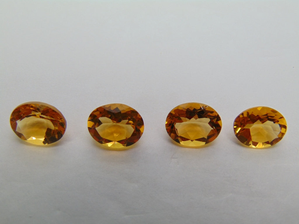 9ct Citrine Calibrated 10x8mm