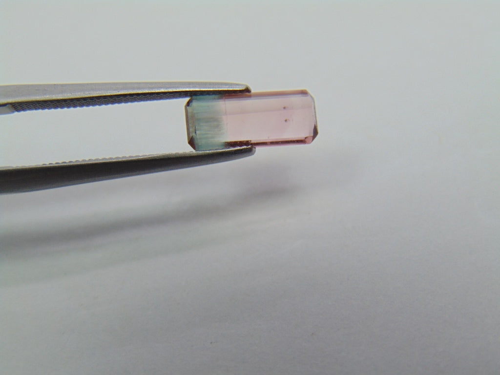 0.99ct Tourmaline Bicolor 10x4mm