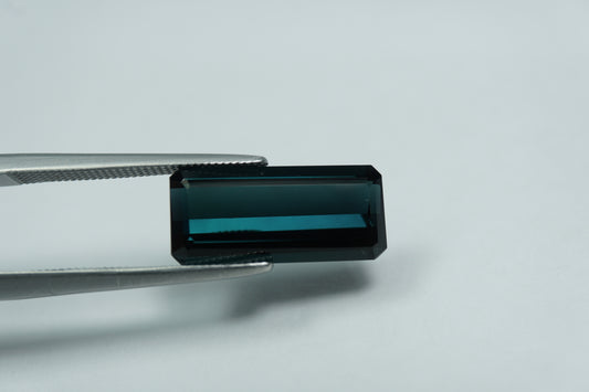 4.55ct Tourmaline blue 15x7mm