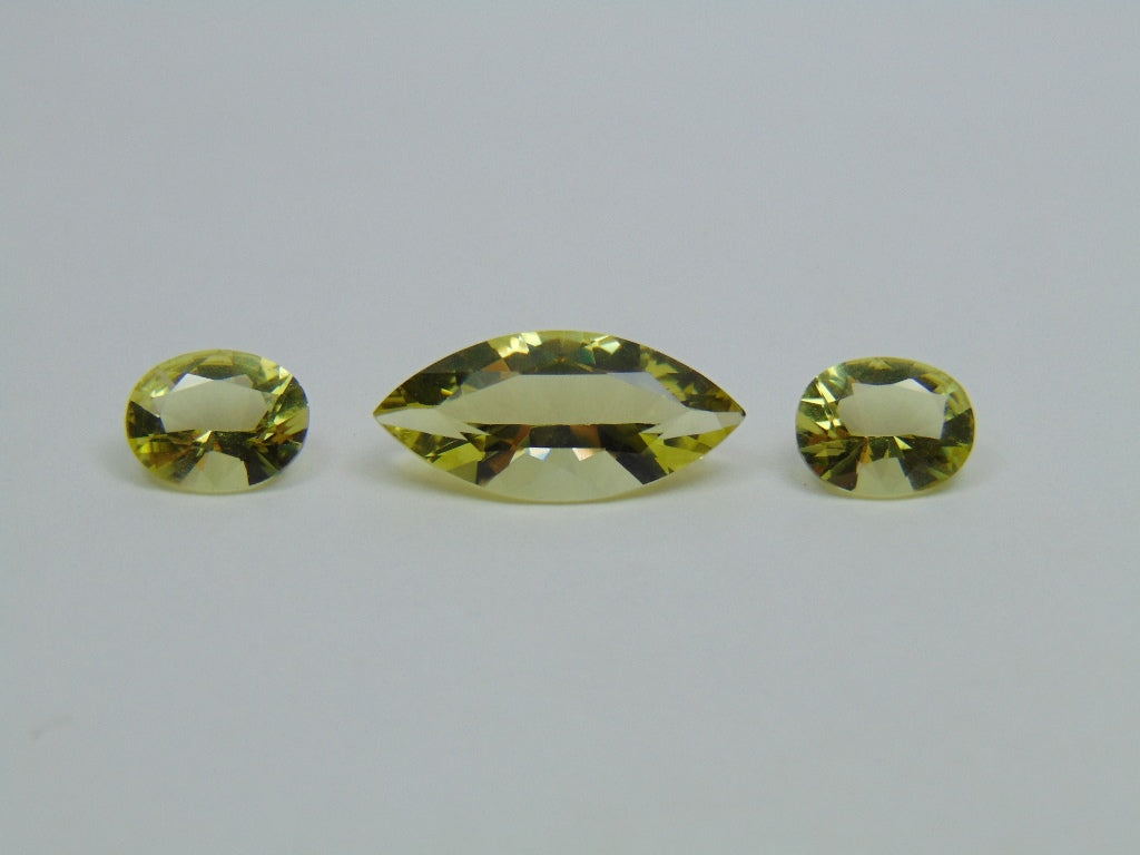 7.35ct Green Gold 9x7mm 18x5mm 9x7mm