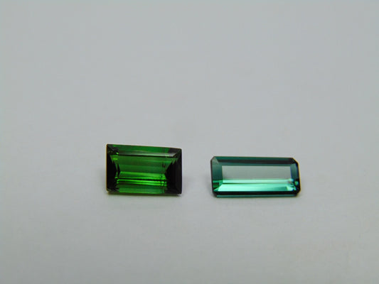 2.55ct Tourmaline 8x5mm 10x5mm