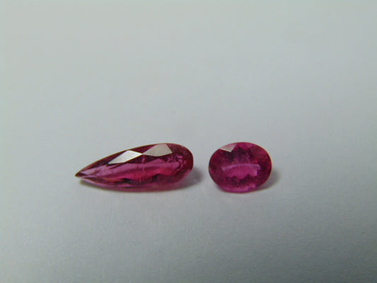1.50ct Tourmaline 12x4mm 6x4mm
