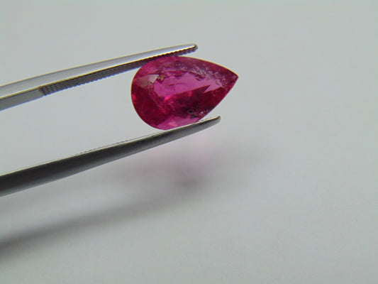 3.09ct Tourmaline Pink 12x8mm