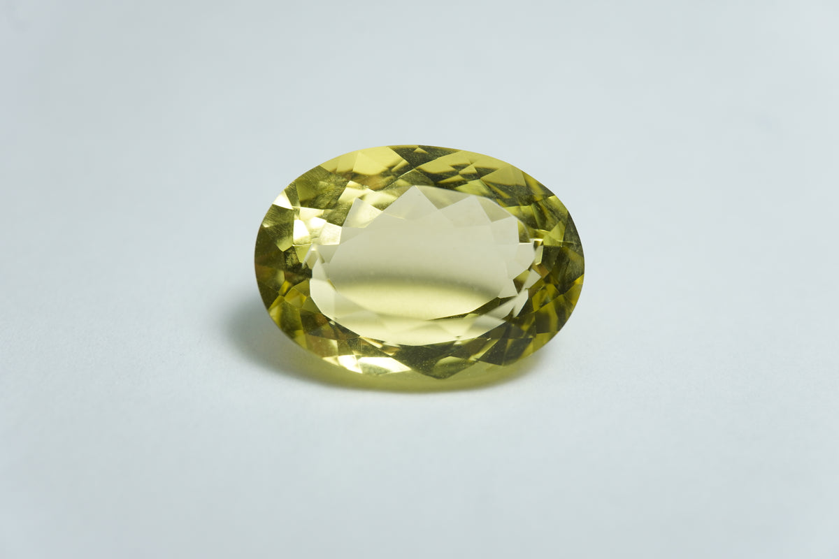 11ct Green gold 18x13mm