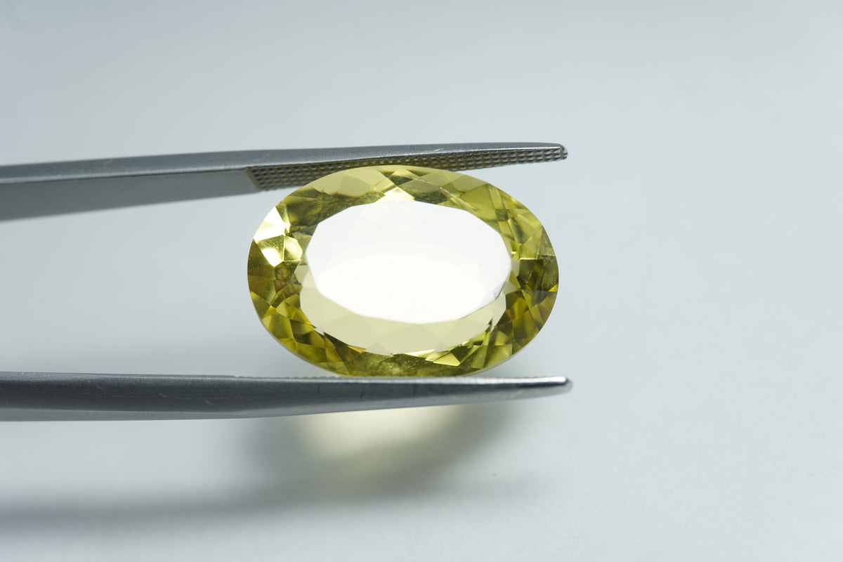 11ct Green gold 18x13mm