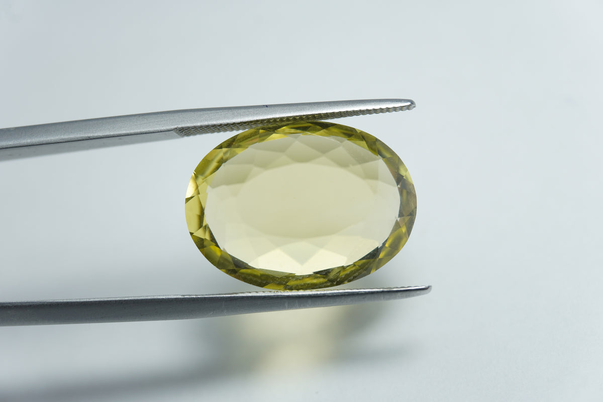 11ct Green gold 18x13mm