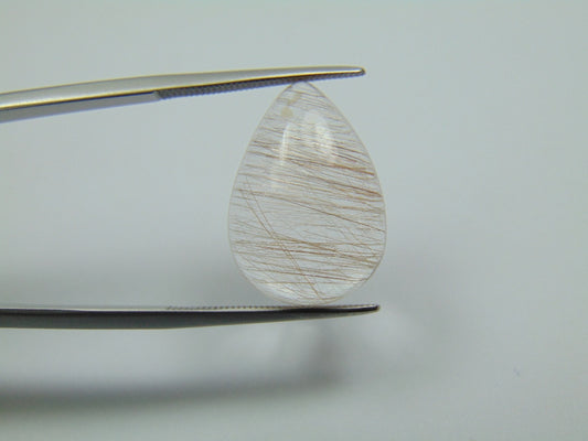 13ct Quartz Inclusion Cabochon 20x9mm