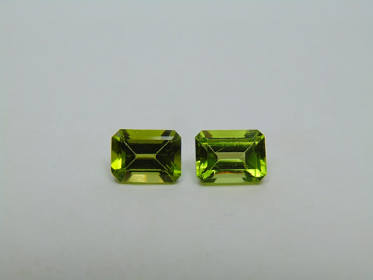 3.25ct Peridot 8x6mm