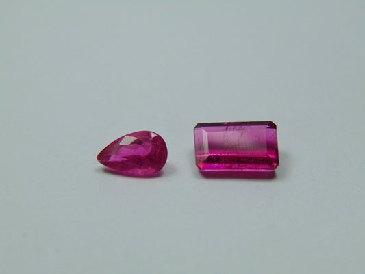 2.90ct Tourmaline Pink 8x5mm 10x6mm