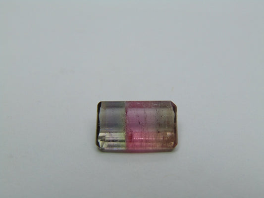 4.10ct Tourmaline Tricolor 13x8mm