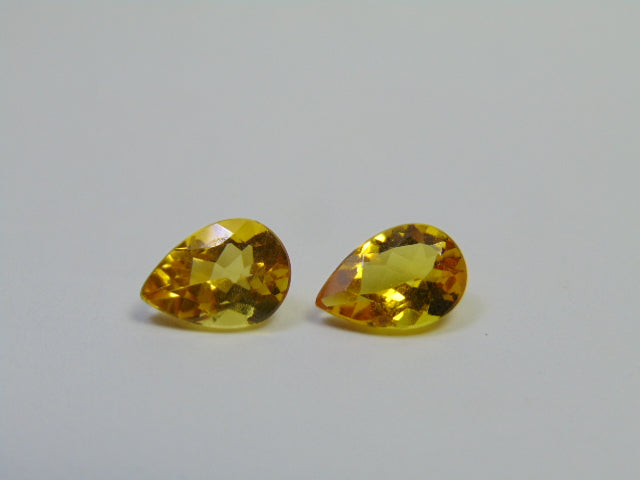 3.15ct Beryl Pair 10x7mm
