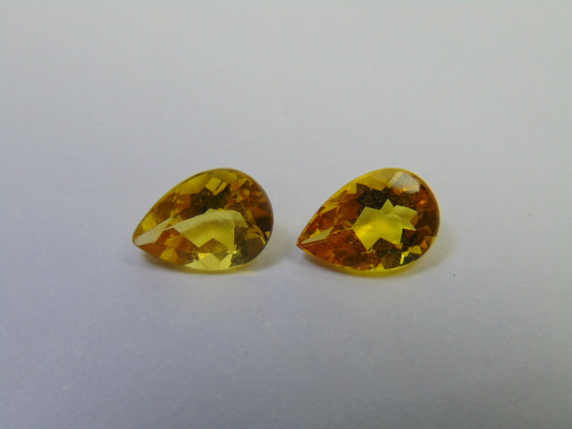 3.15ct Beryl Pair 10x7mm